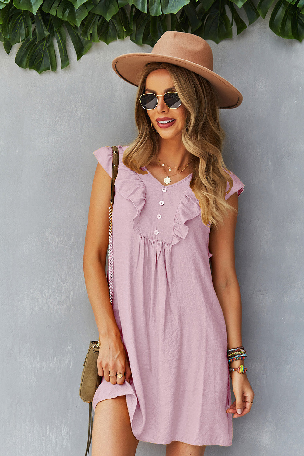 Vestido de Verano Boho Amarillo