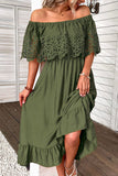 Vestido Boho Naranja Fuera del Hombre