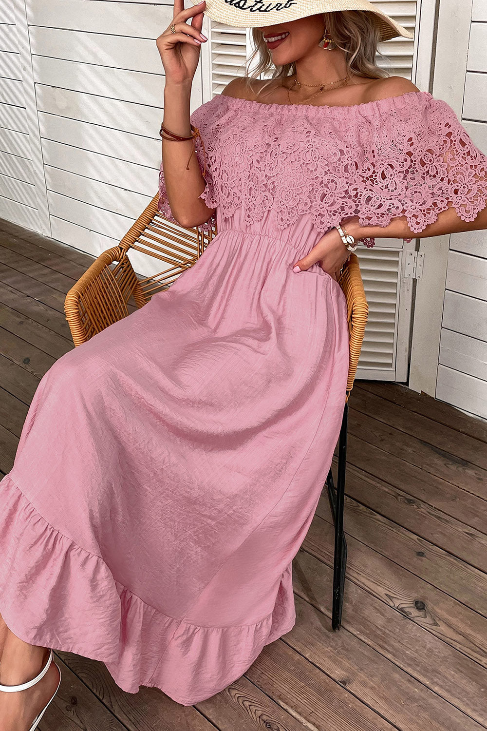Vestido Boho Naranja Fuera del Hombre