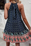Halter Vestido de Verano Verde