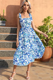 Vestido Boho de Verano Amarillo Floral