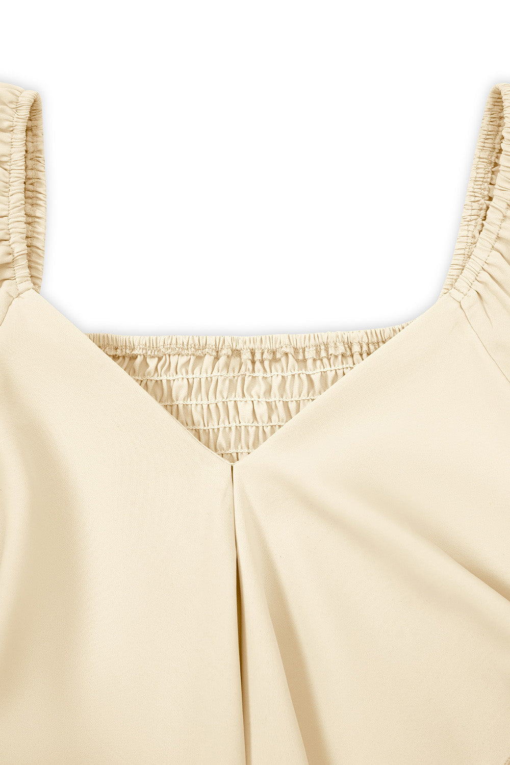 Albaricoque Mangas Cortas A Línea Mini Vestido de Verano