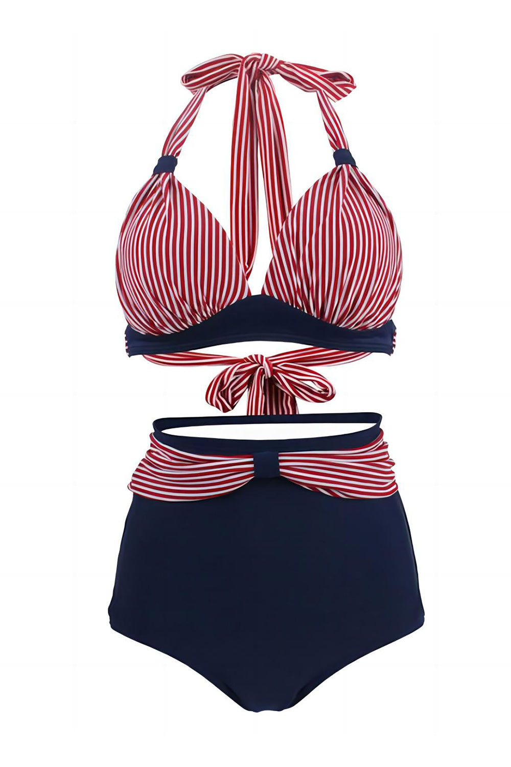 Bañador Negro Lunares Halter