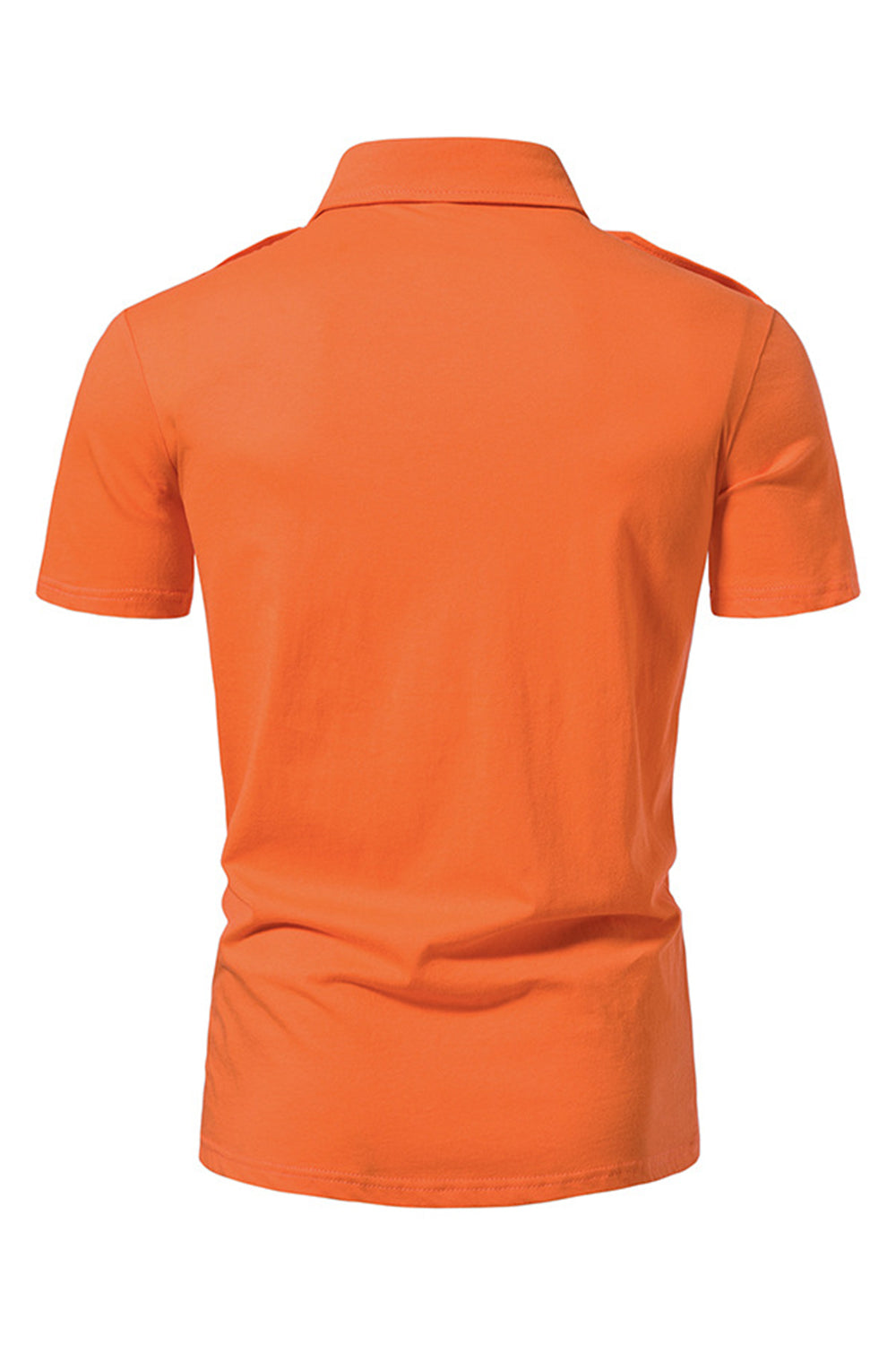 Negro Slim Fit Mangas Cortas Tops para Hombres
