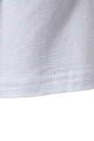 Negro Slim Fit Mangas Cortas Tops para Hombres