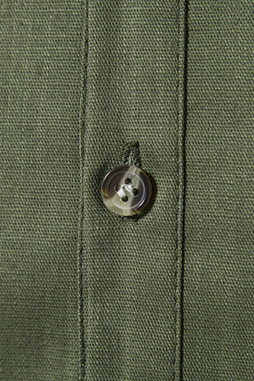 Slim Fit Blanco Buttons Camiseta de Verano