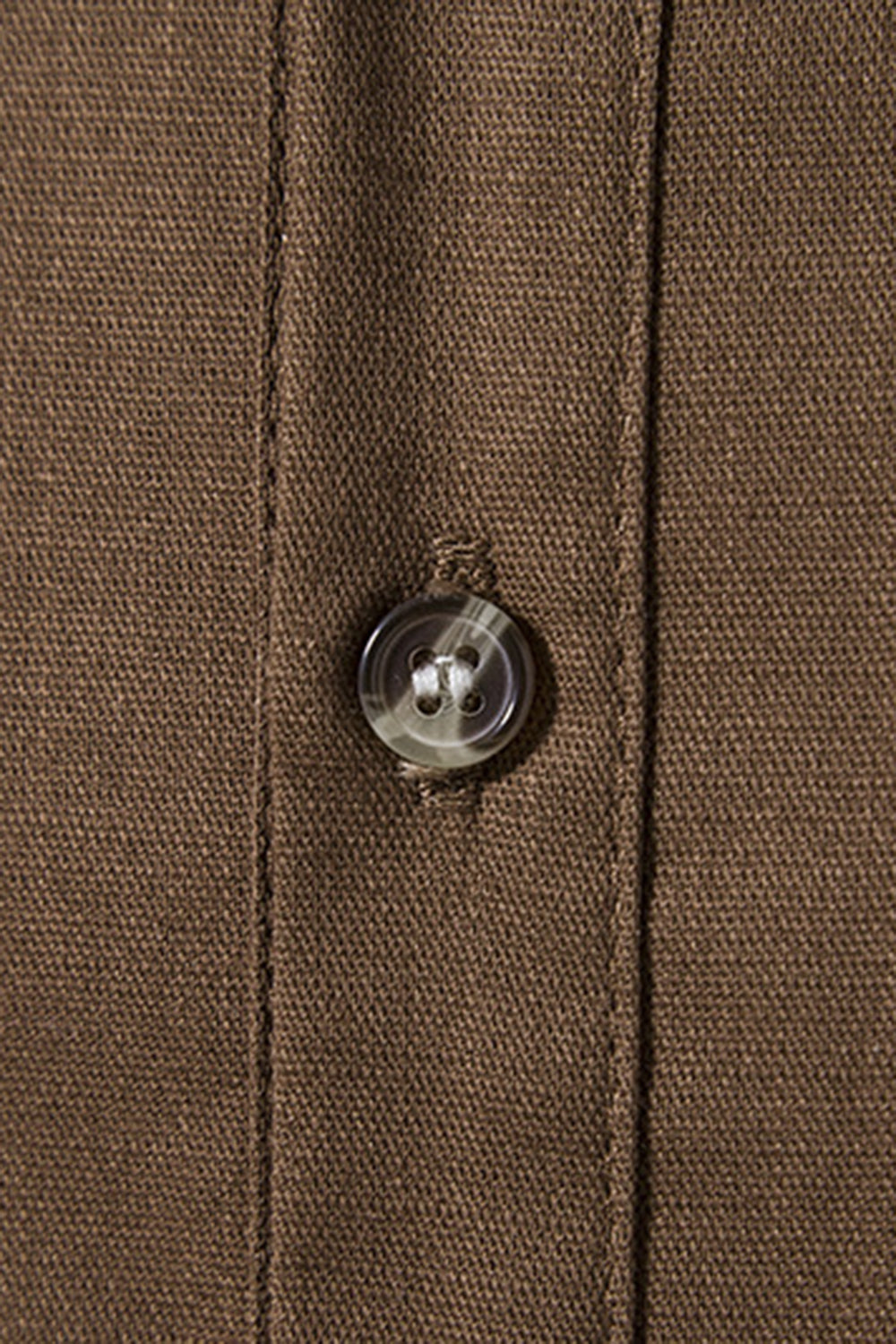 Slim Fit Blanco Buttons Camiseta de Verano