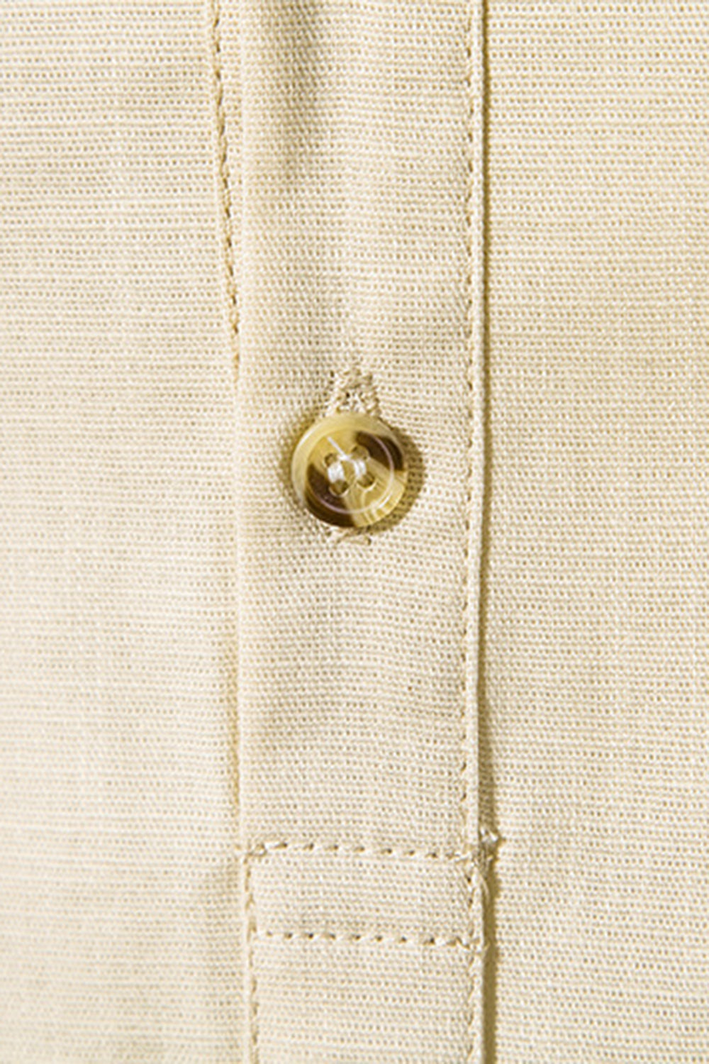Slim Fit Blanco Buttons Camiseta de Verano