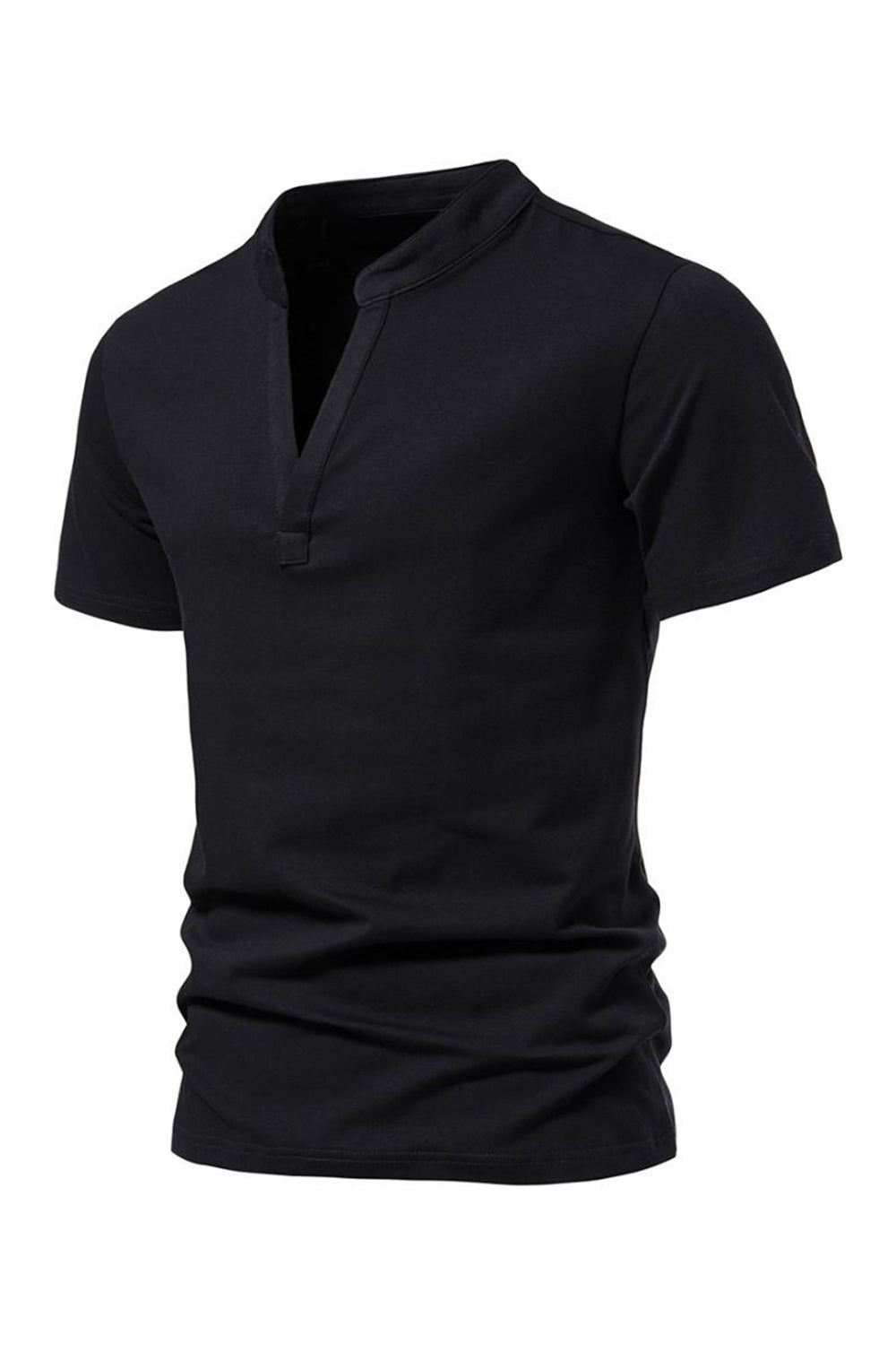 Cuello en V Mangas Cortas Camiseta de Verano