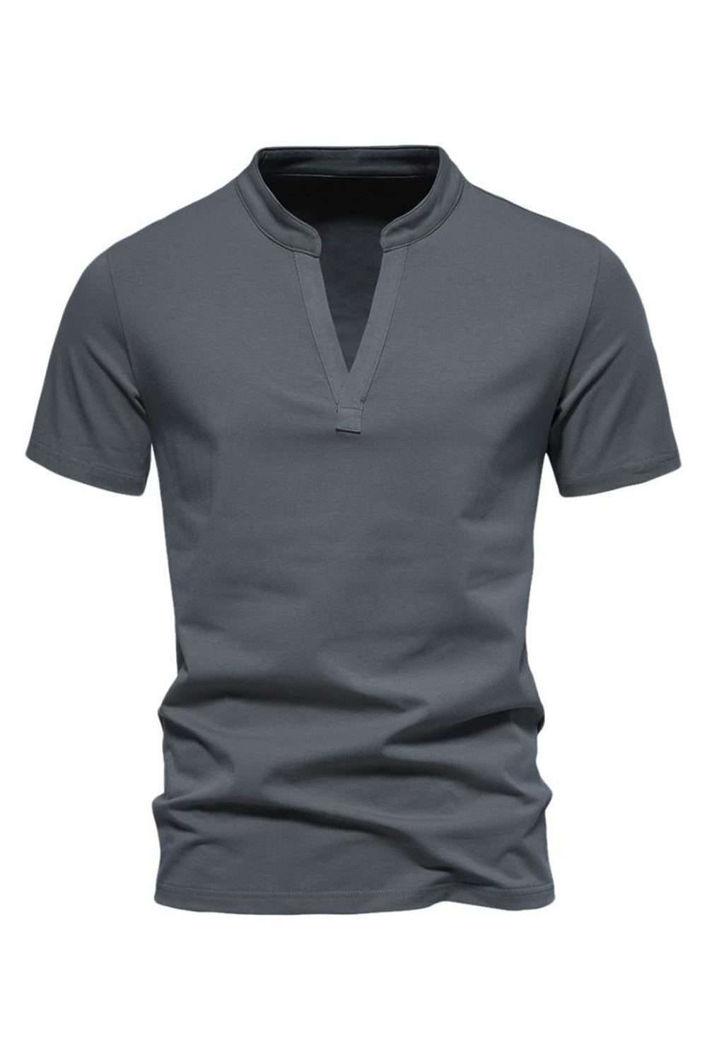 Cuello en V Mangas Cortas Camiseta de Verano