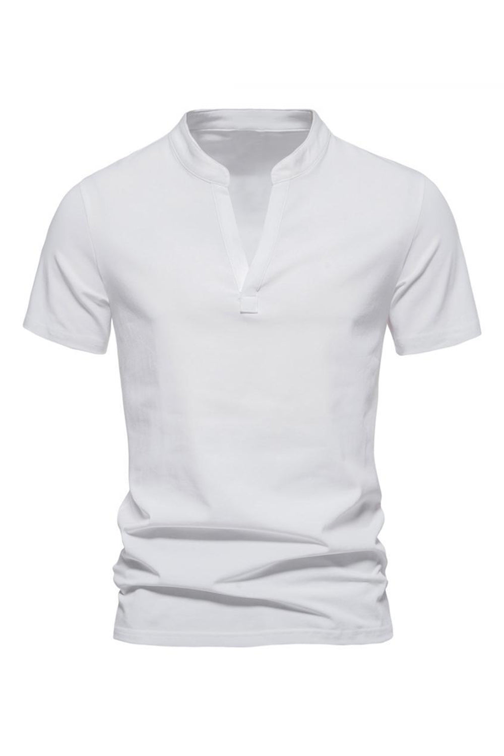 Cuello en V Mangas Cortas Camiseta de Verano