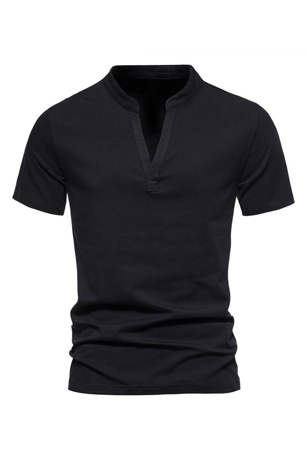 Cuello en V Mangas Cortas Camiseta de Verano