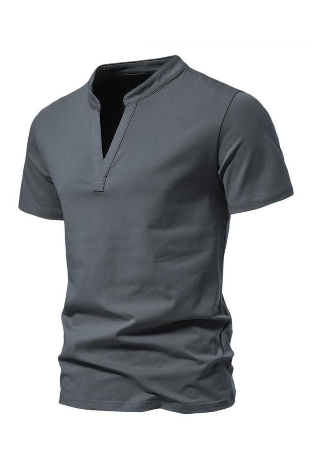 Cuello en V Mangas Cortas Camiseta de Verano