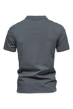 Cuello en V Mangas Cortas Camiseta de Verano