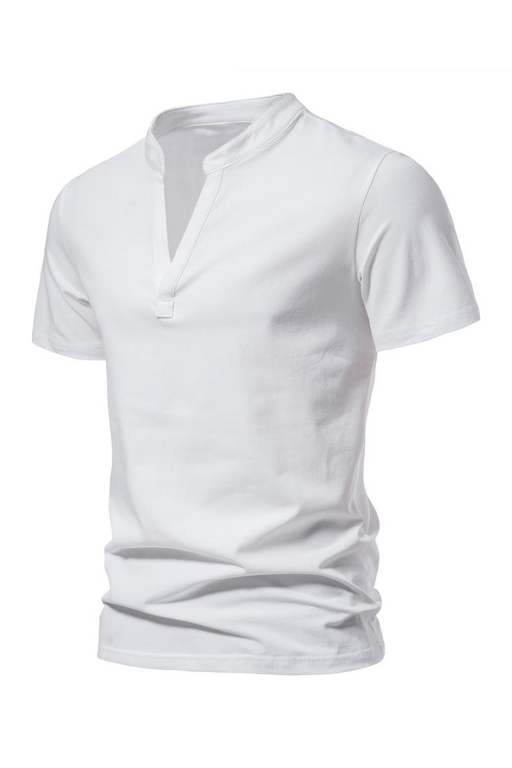 Cuello en V Mangas Cortas Camiseta de Verano