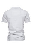 Cuello en V Mangas Cortas Camiseta de Verano