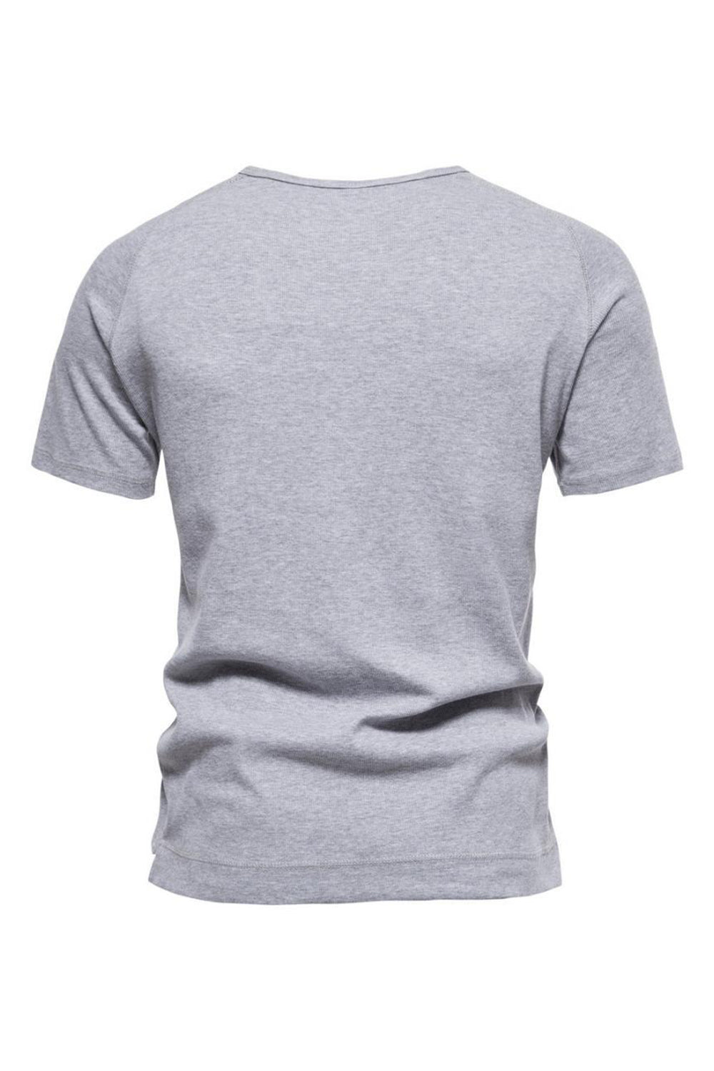 Botones Mangas Cortas Camiseta de Verano Casual