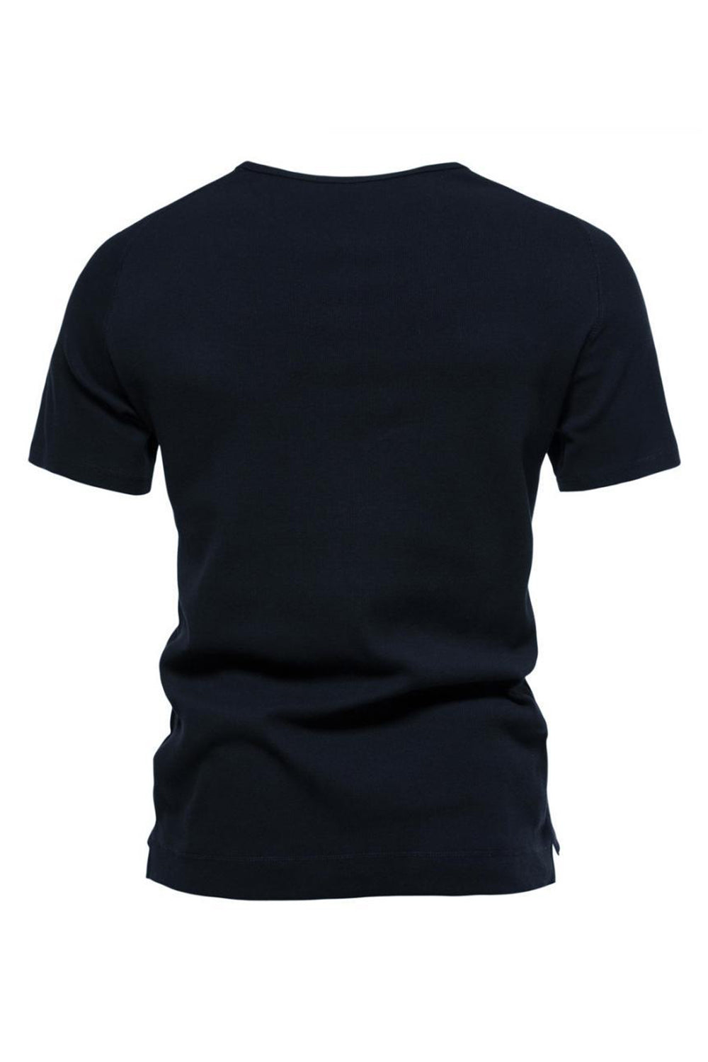 Botones Mangas Cortas Camiseta de Verano Casual