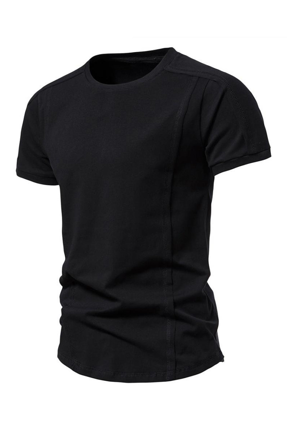 Camiseta de Verano Slim Fit Negro