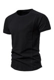 Camiseta de Verano Slim Fit Negro