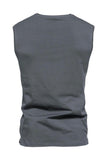 Camiseta Negro Sin Mangas Cuello en V