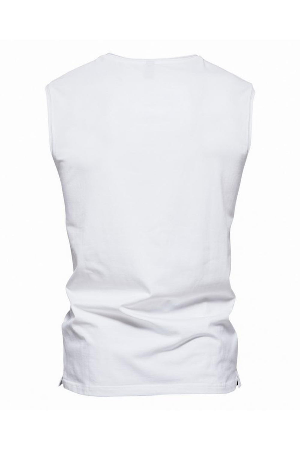 Camiseta Negro Sin Mangas Cuello en V