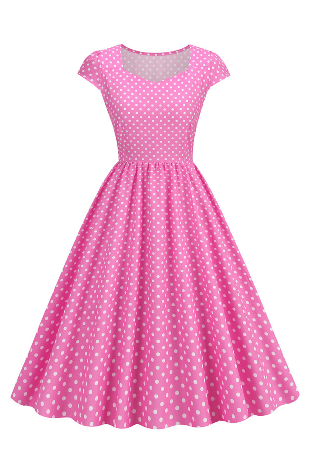 Lunares Vestido de la Década de 1950