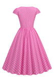Lunares Vestido de la Década de 1950