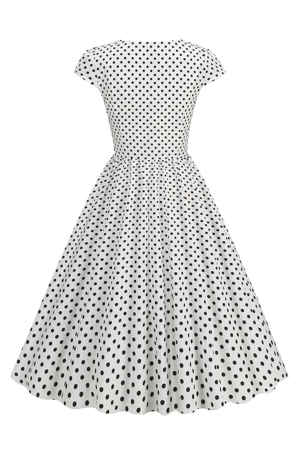 Lunares Vestido de la Década de 1950