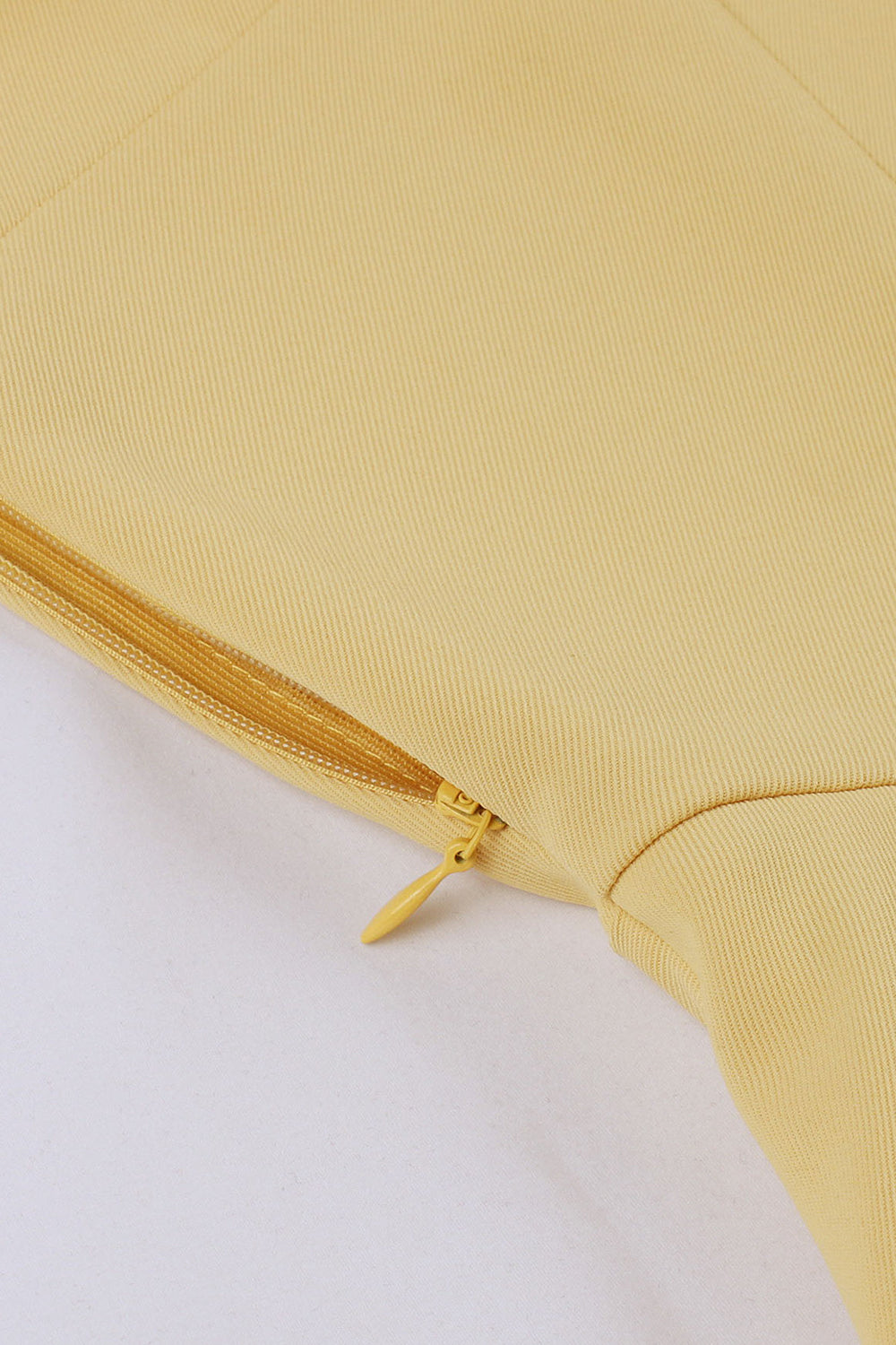 Amarillo 1950s Vestido Con lazo