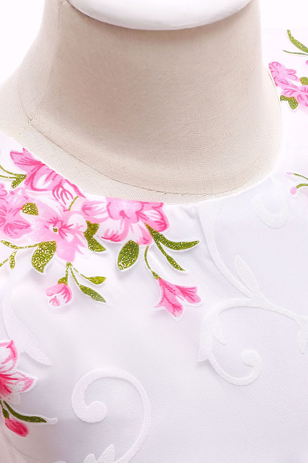 Lindo vestido rosa sin mangas para niñas