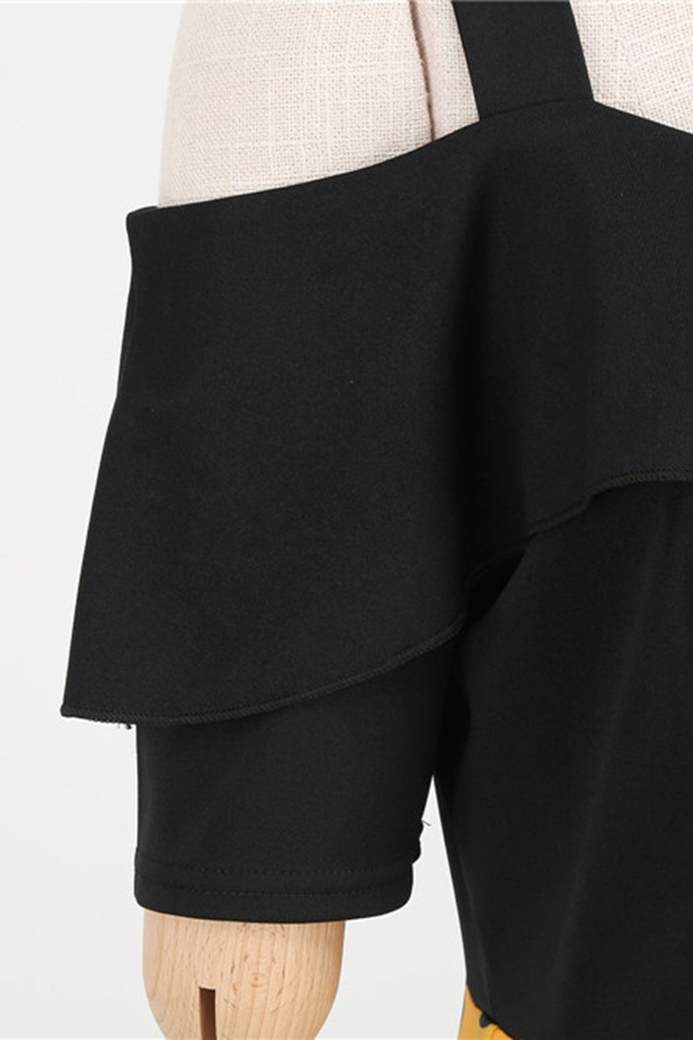 Negro Fuera del Hombro Luanres 1950s Vestido