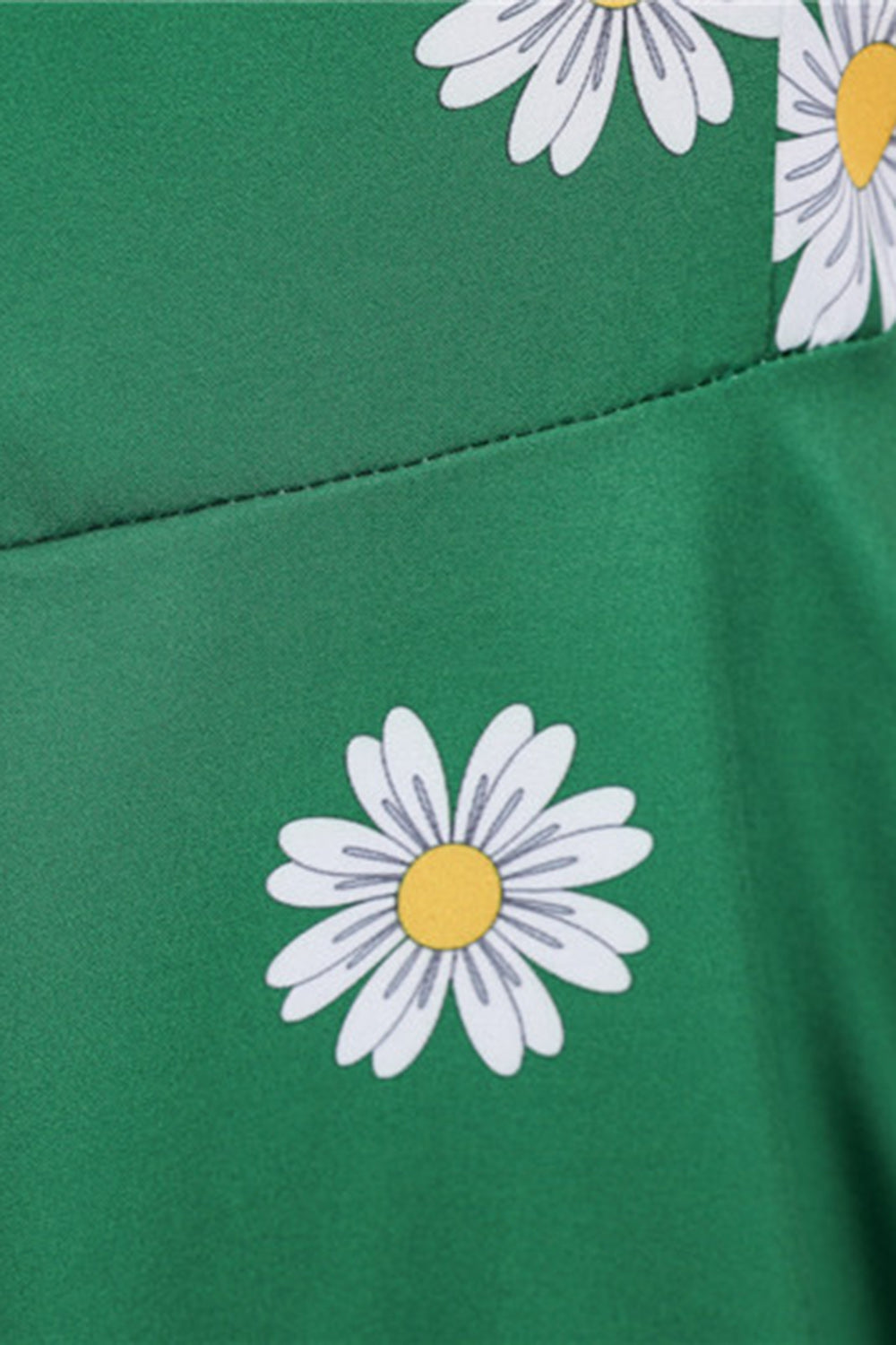 Vestido de 1950 Amarillo Estamapdo Sin Mangas
