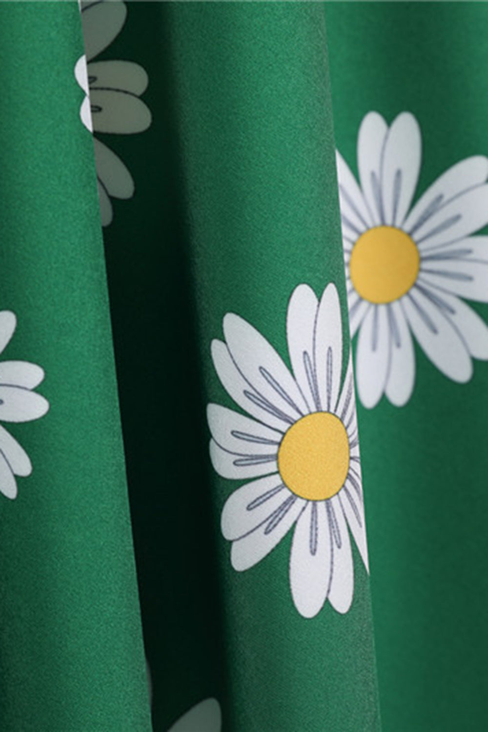 Vestido de 1950 Amarillo Estamapdo Sin Mangas