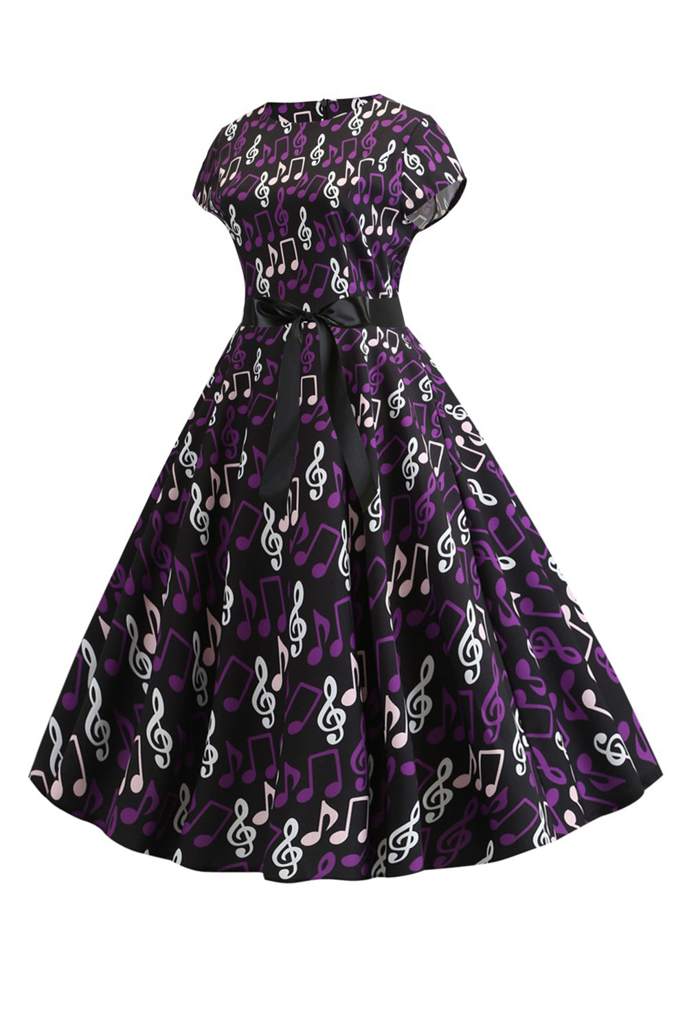 Una línea impresa Swing 1950s Vestidos