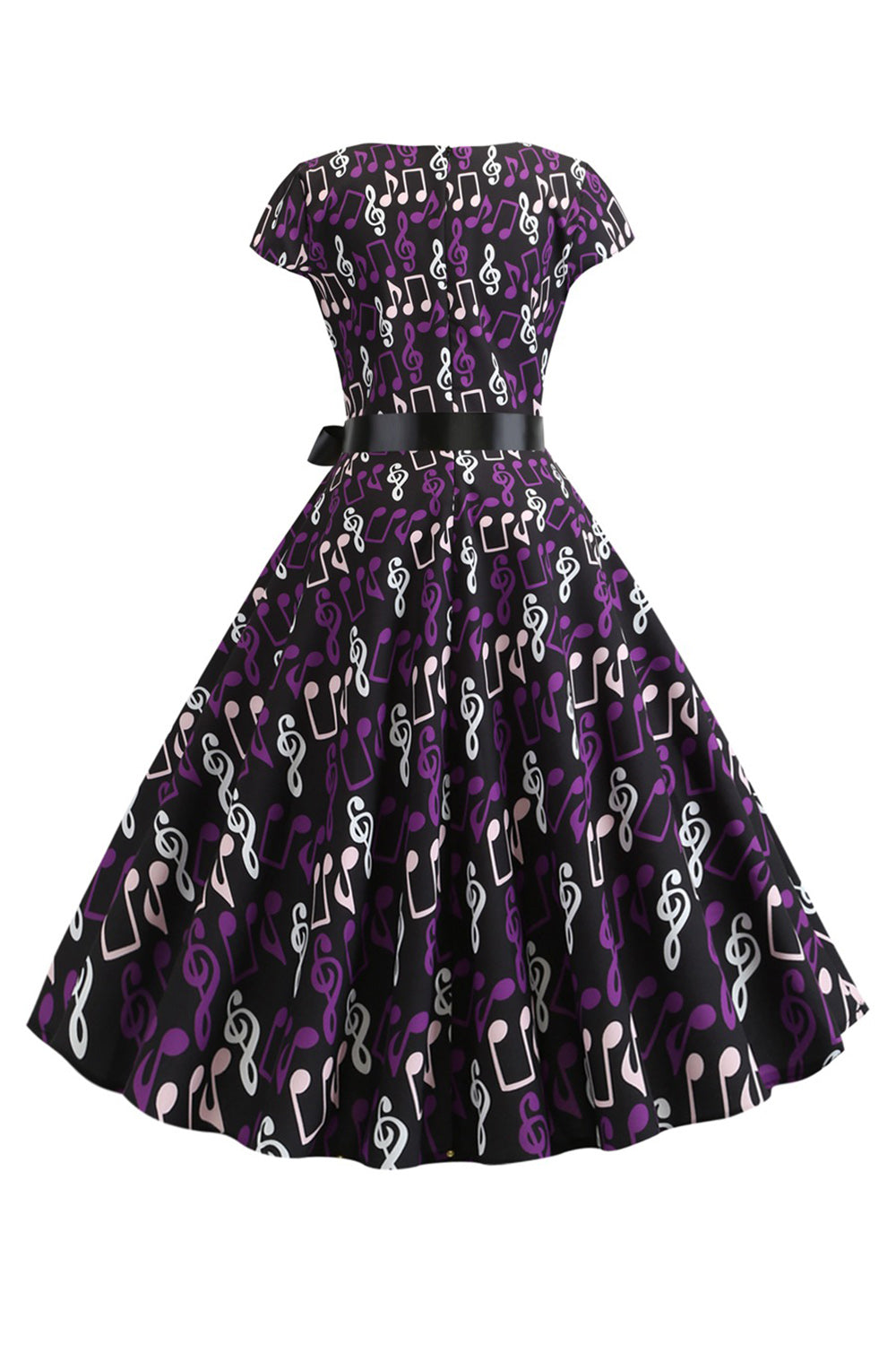 Una línea impresa Swing 1950s Vestidos