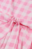 Pink Pin Up Vestido vintage de la década de 1950