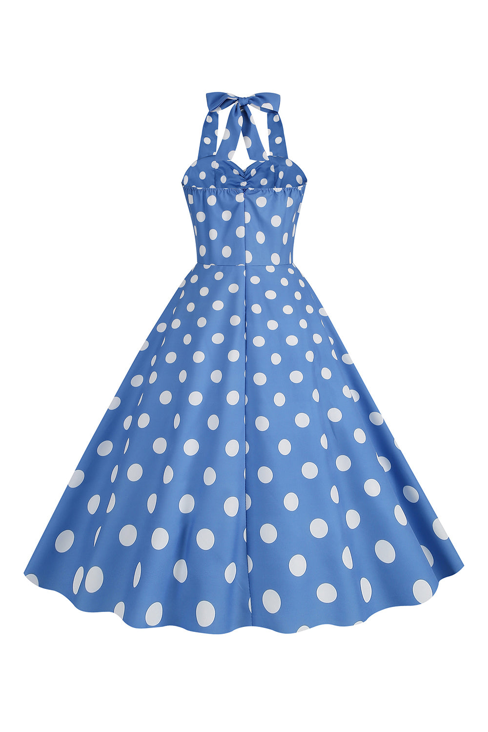 Pink Polka Dots Pin Up Vestido vintage de la década de 1950