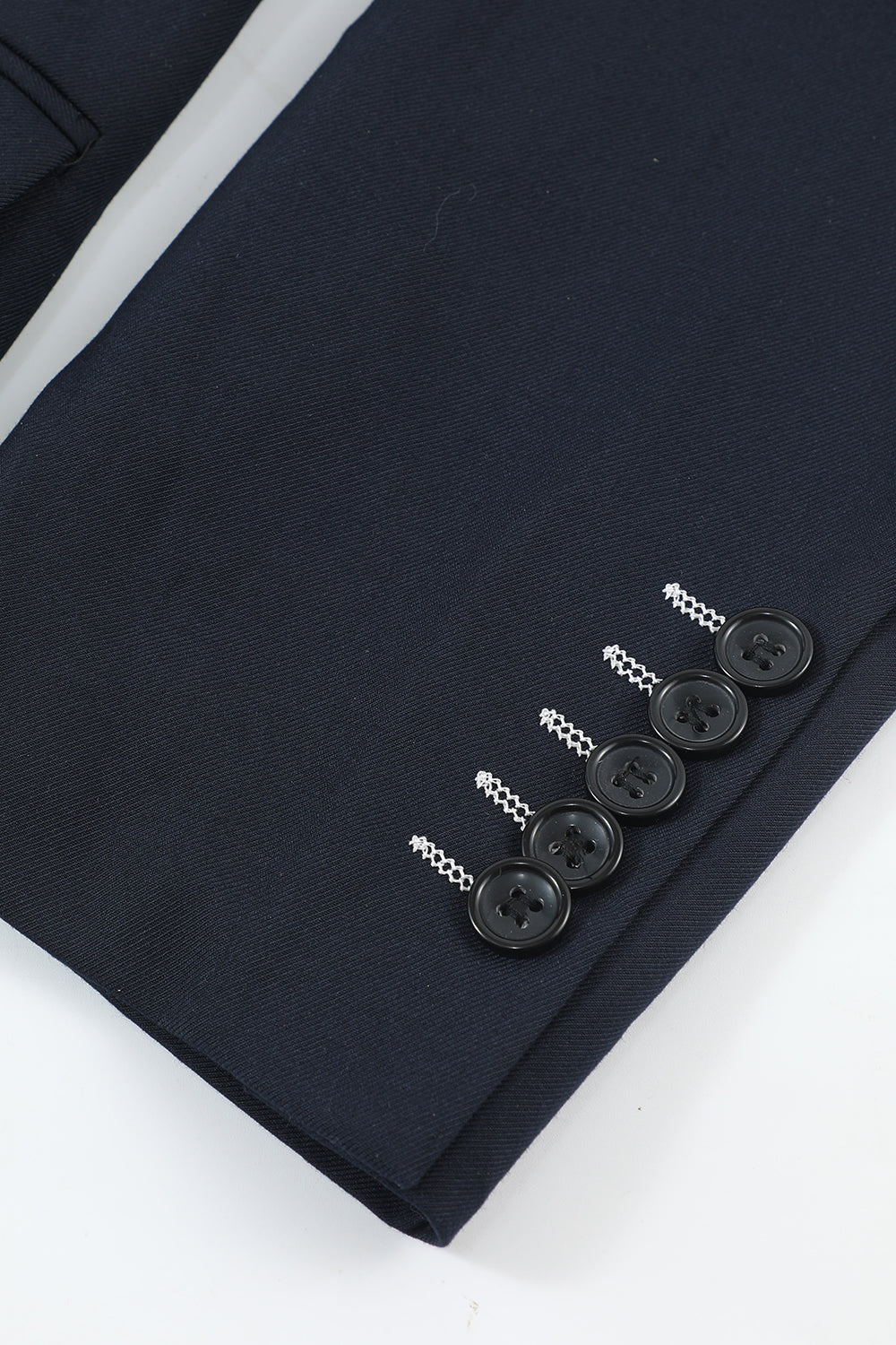 Azul Marino traje cruzado blazer