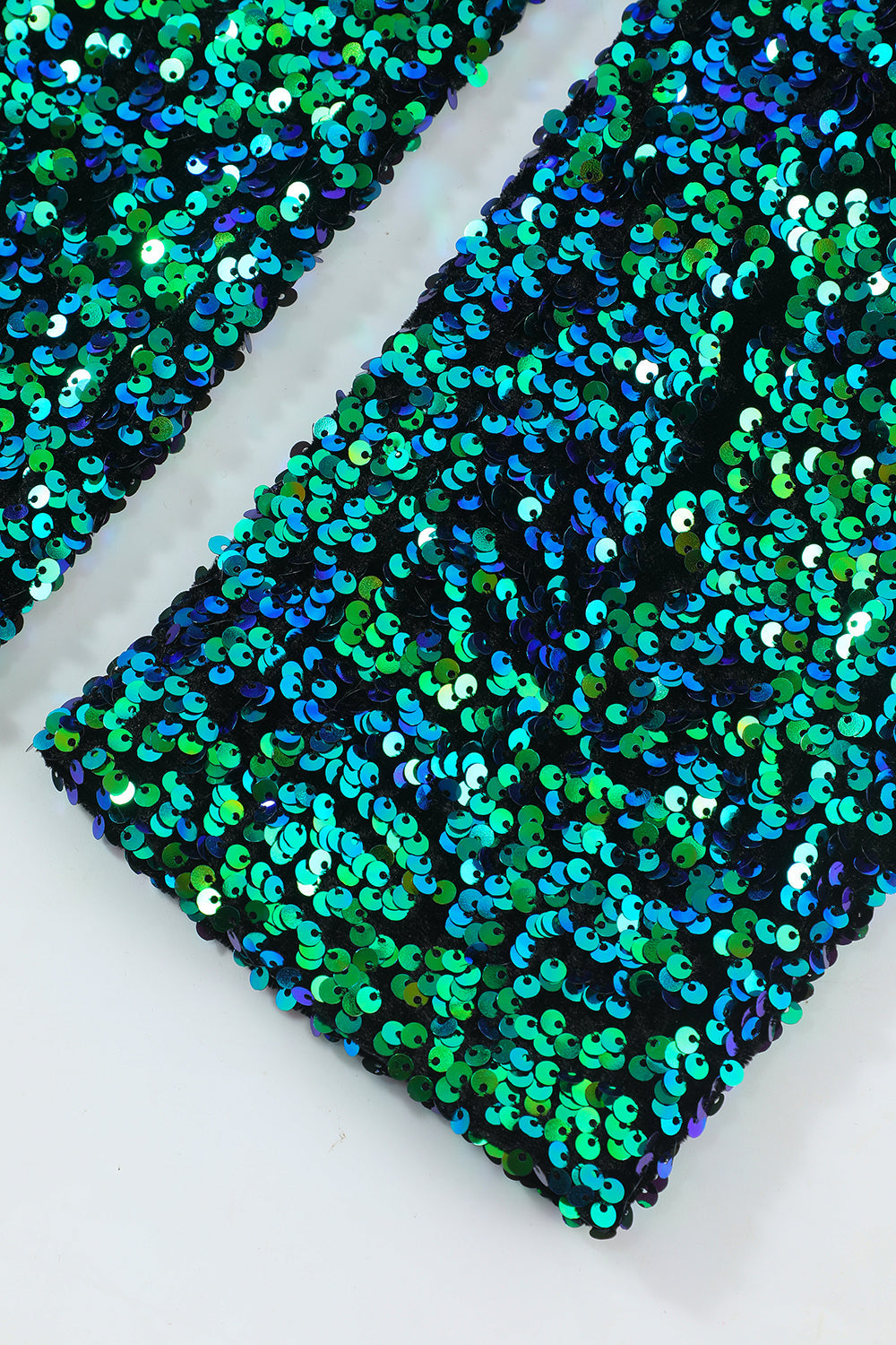 Chaqueta Verde Blazer De Lentejuelas Para Hombre