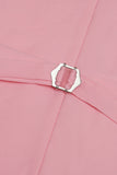 Chaleco rosa de traje para hombre