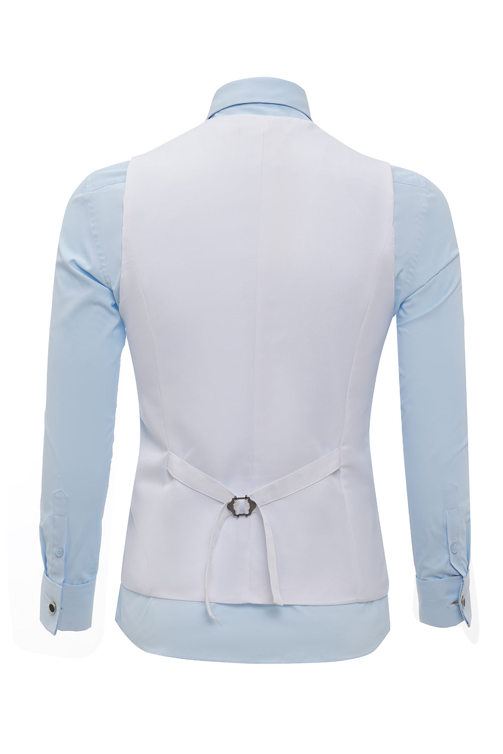 Chaleco para hombre burdeos un solo pecho