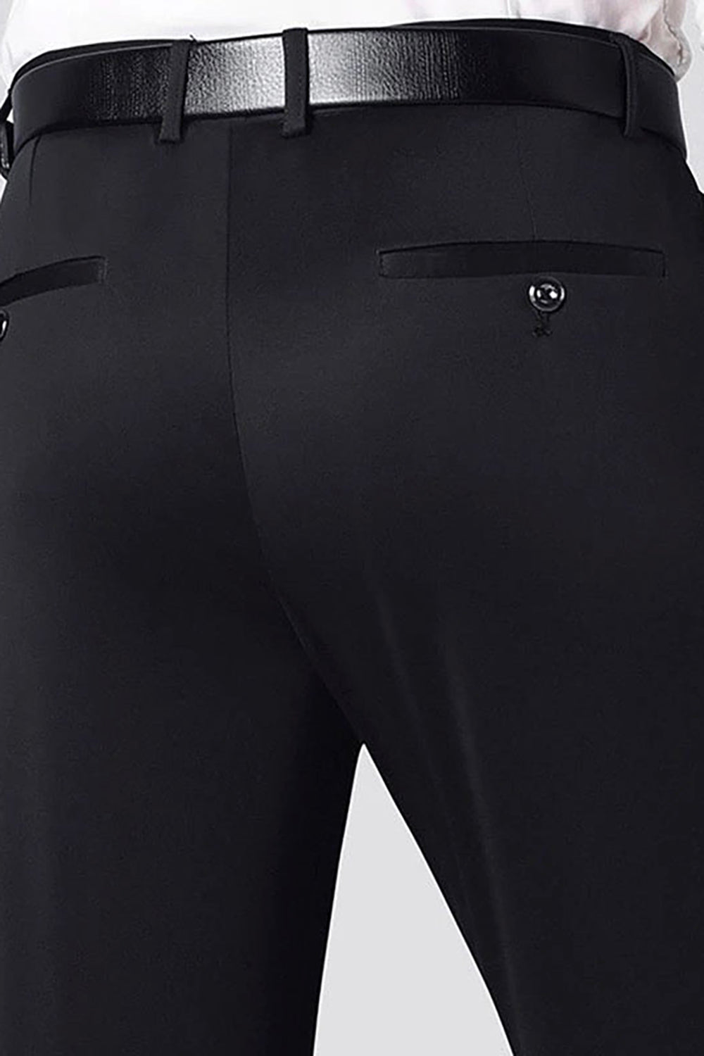 Negro Jacquard Chal Solapa Hombre 2 Piezas Trajes