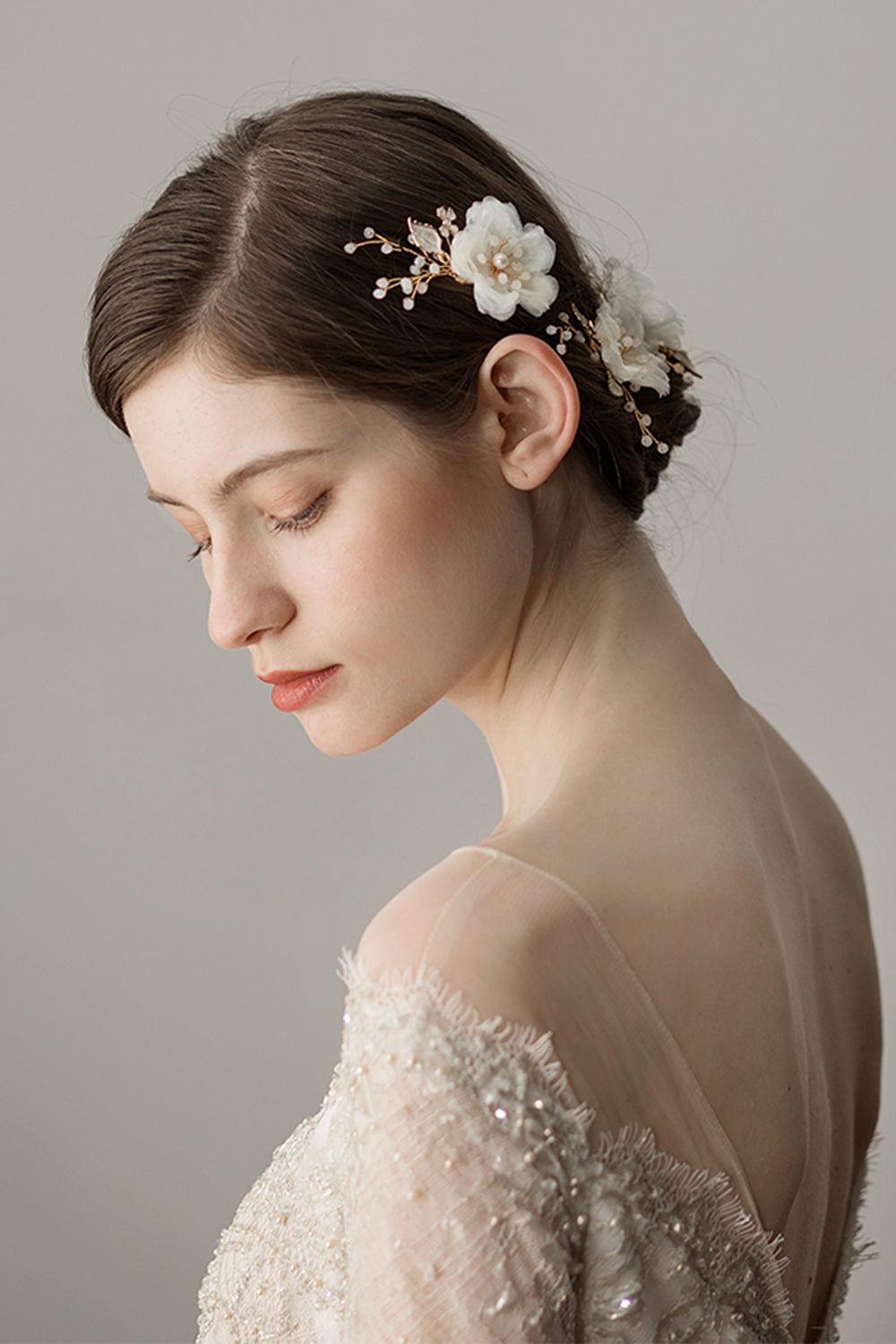 Super Fairy Sweet Chiffon Flower Horquillas