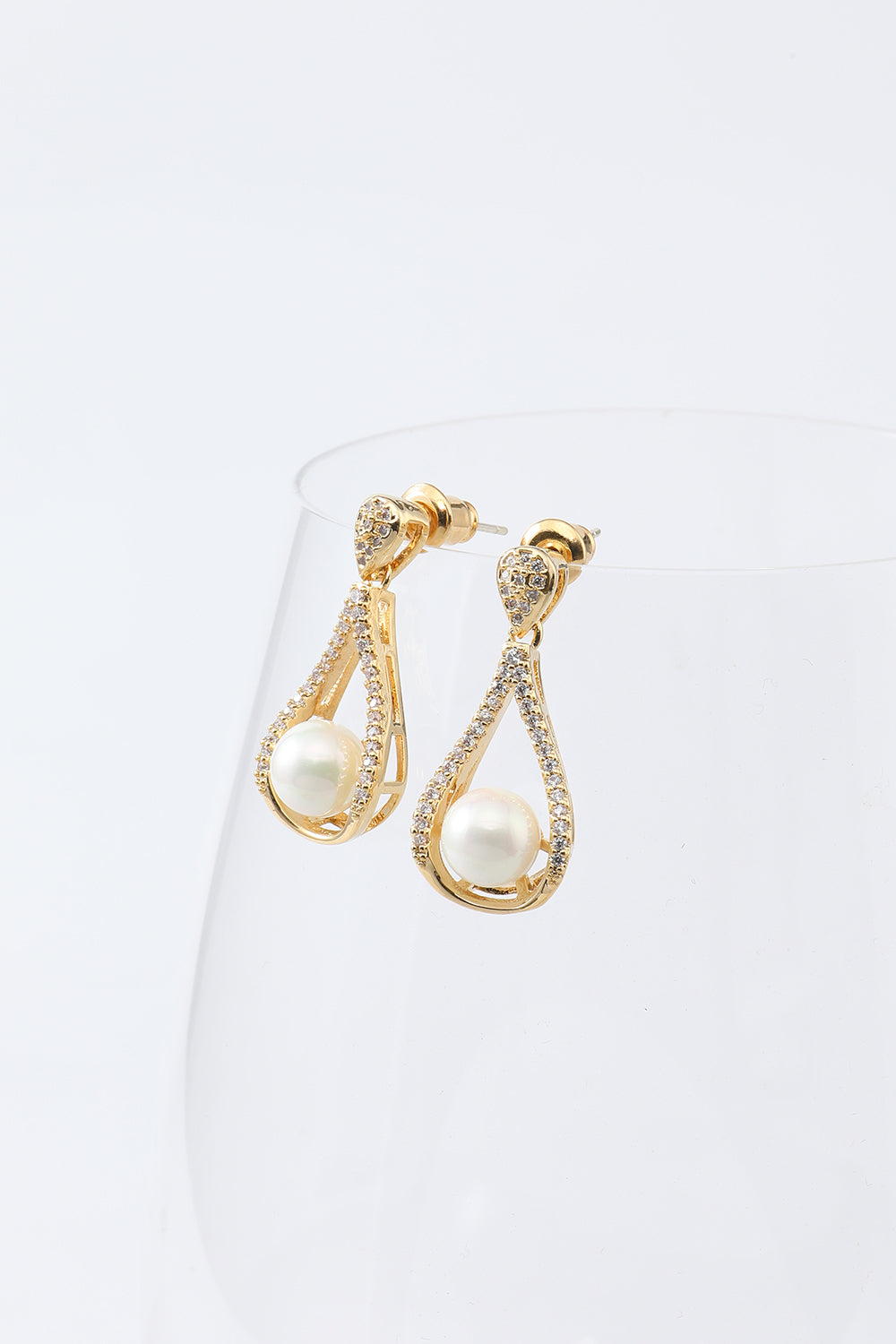 Pendientes Pearl Water Drop