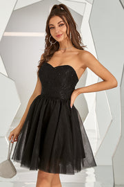 Vestido de regreso a casa black Sweetheart