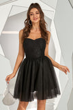 Vestido de regreso a casa black Sweetheart