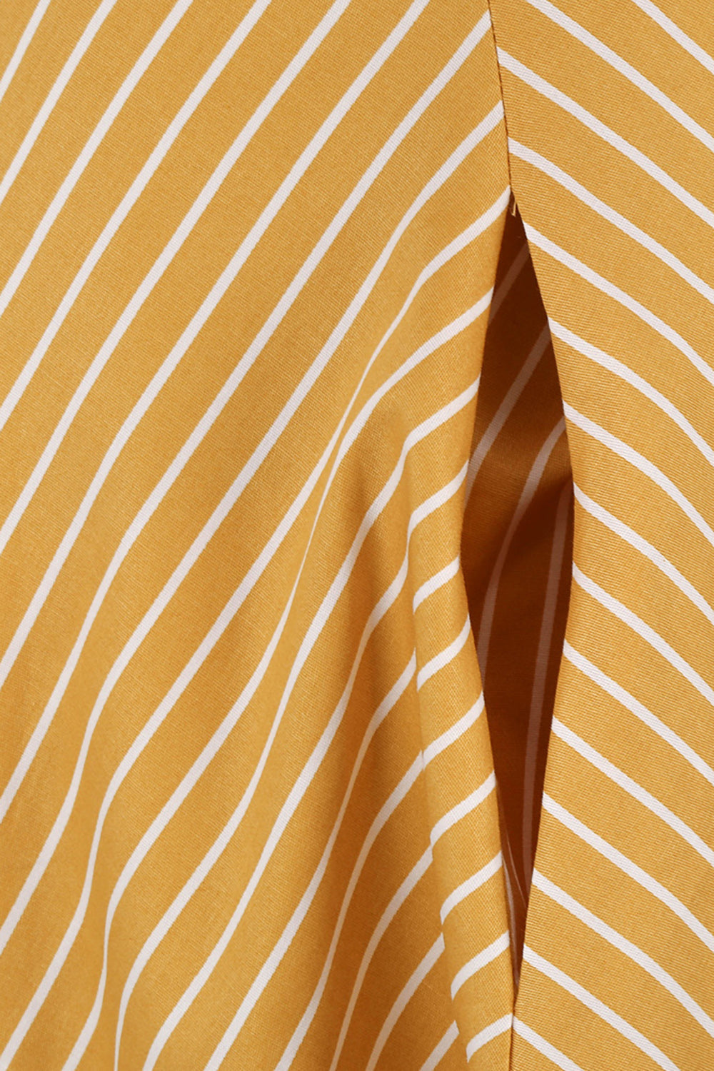 Rayas manga corta 1950s Swing Dress