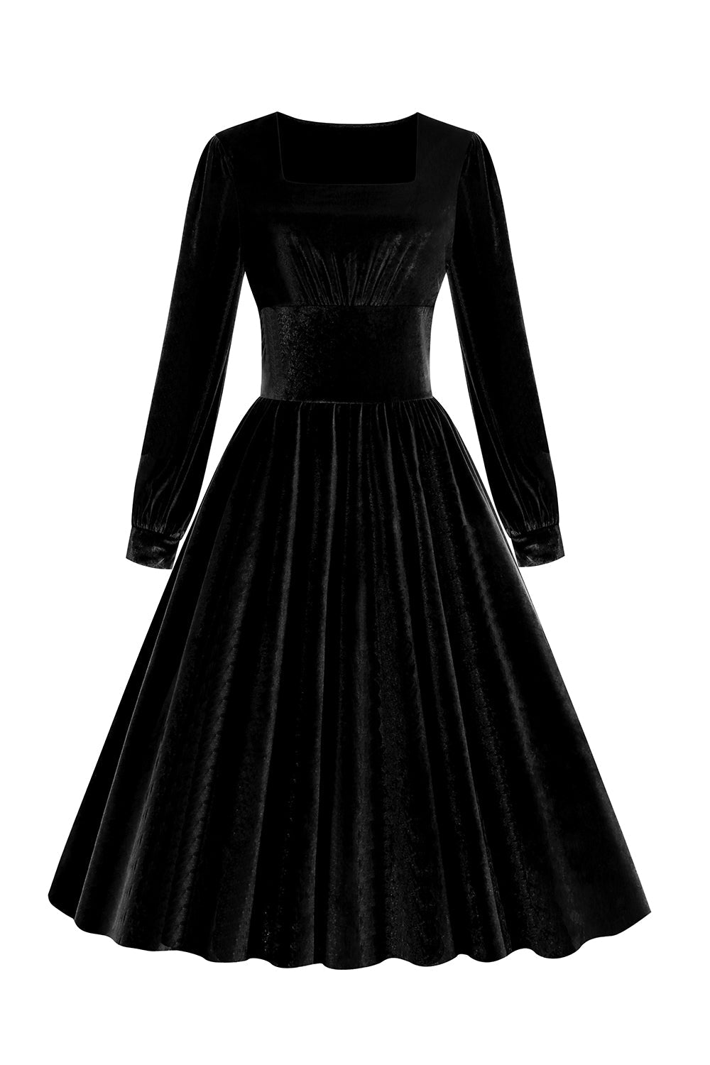 Vestido Vintage de Terciopelo Rojo