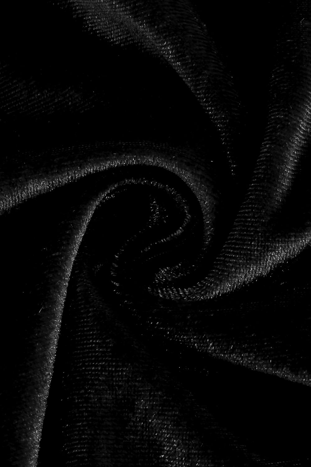 Vestido Vintage de Terciopelo Manga Larga Negro